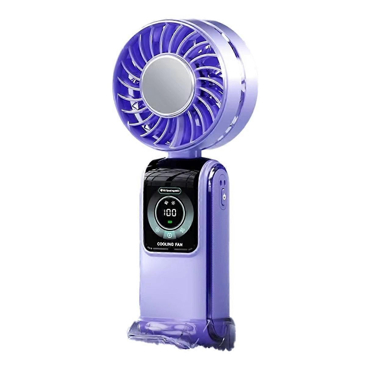 Advanced Portable Handheld Fan with Digital Display