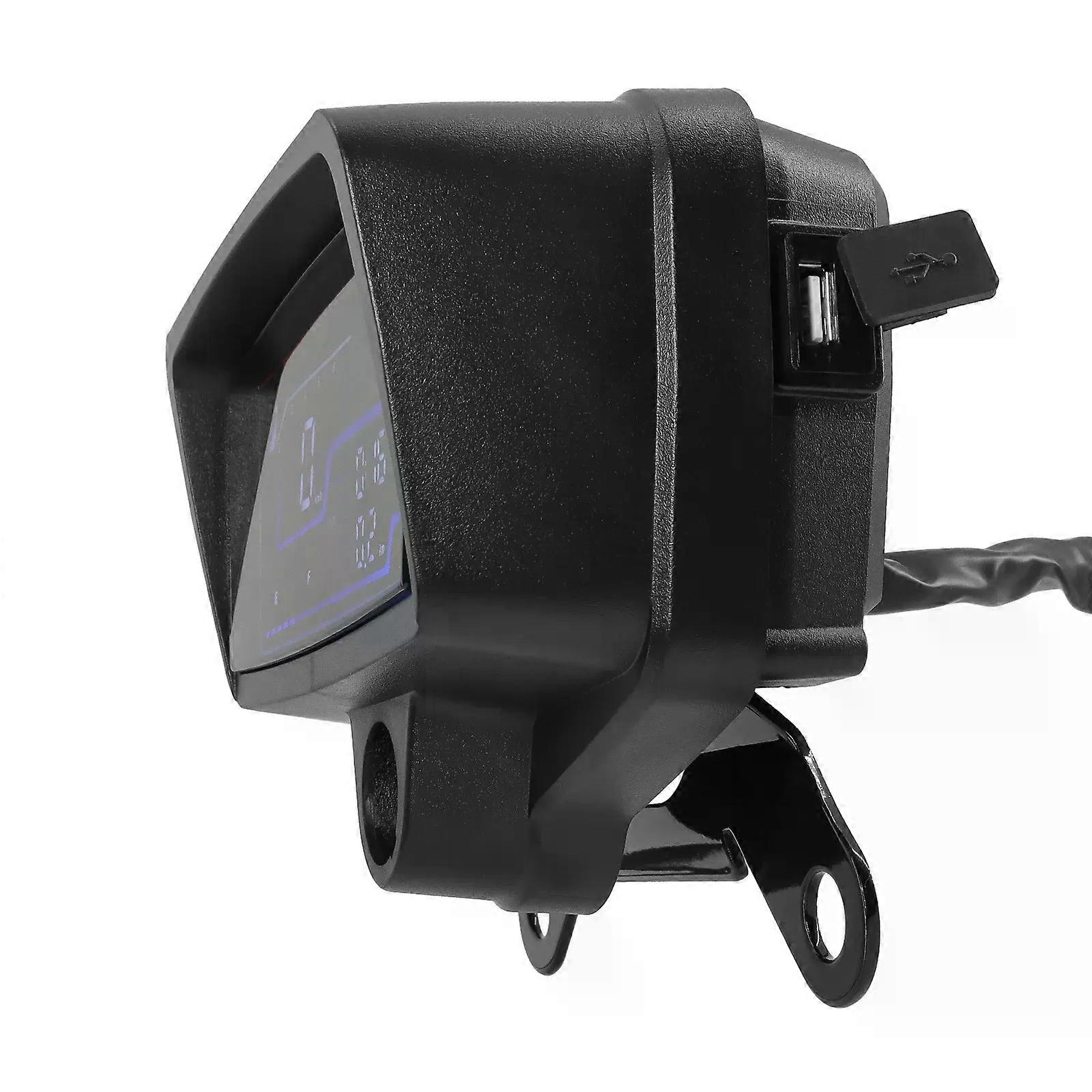 New Motorcycle Digital Speedometer Odometer Tachometer Instrument with Key Hole compatible for  Honda CG125-150 Motobike Dashboard