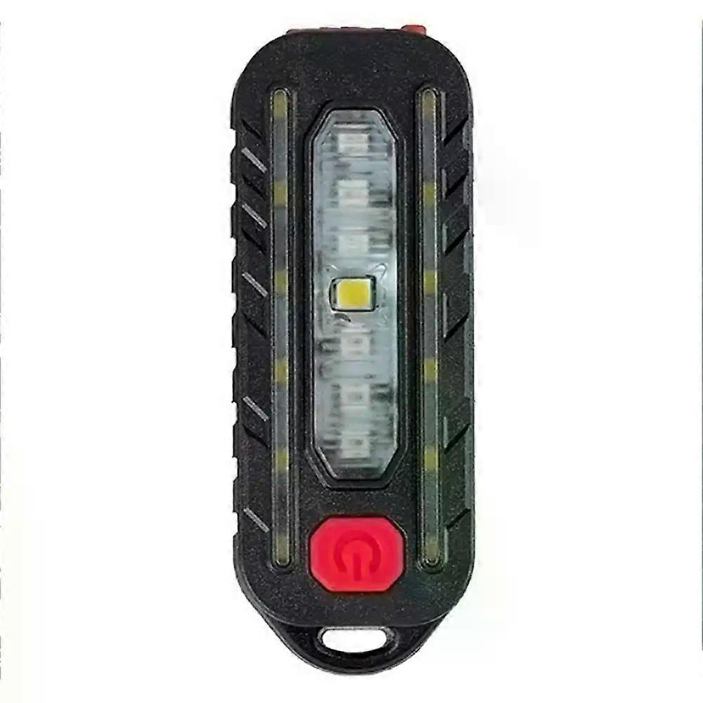 1/2 / 3 PCS Vermelho Azul Ombro Luz Policial Com Clipe USB Tipo-C Lanternas Recarregáveis À Prova D' Água Aviso Segurança Bicicleta Cauda