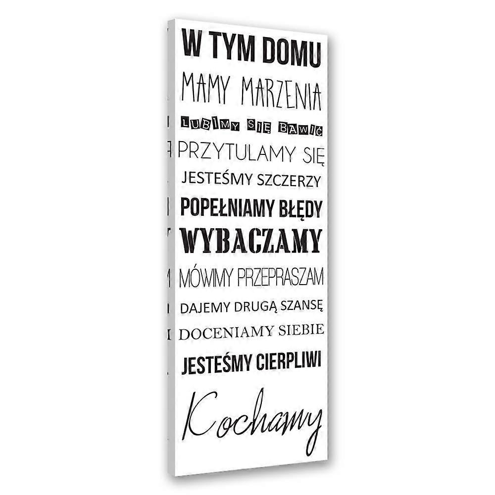 Impression sur toile, Dans notre maison - 70x100