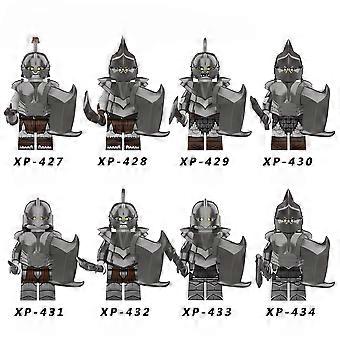 Il Signore degli Anelli Orco Uruk-hai Building Block Bambola 8PCS