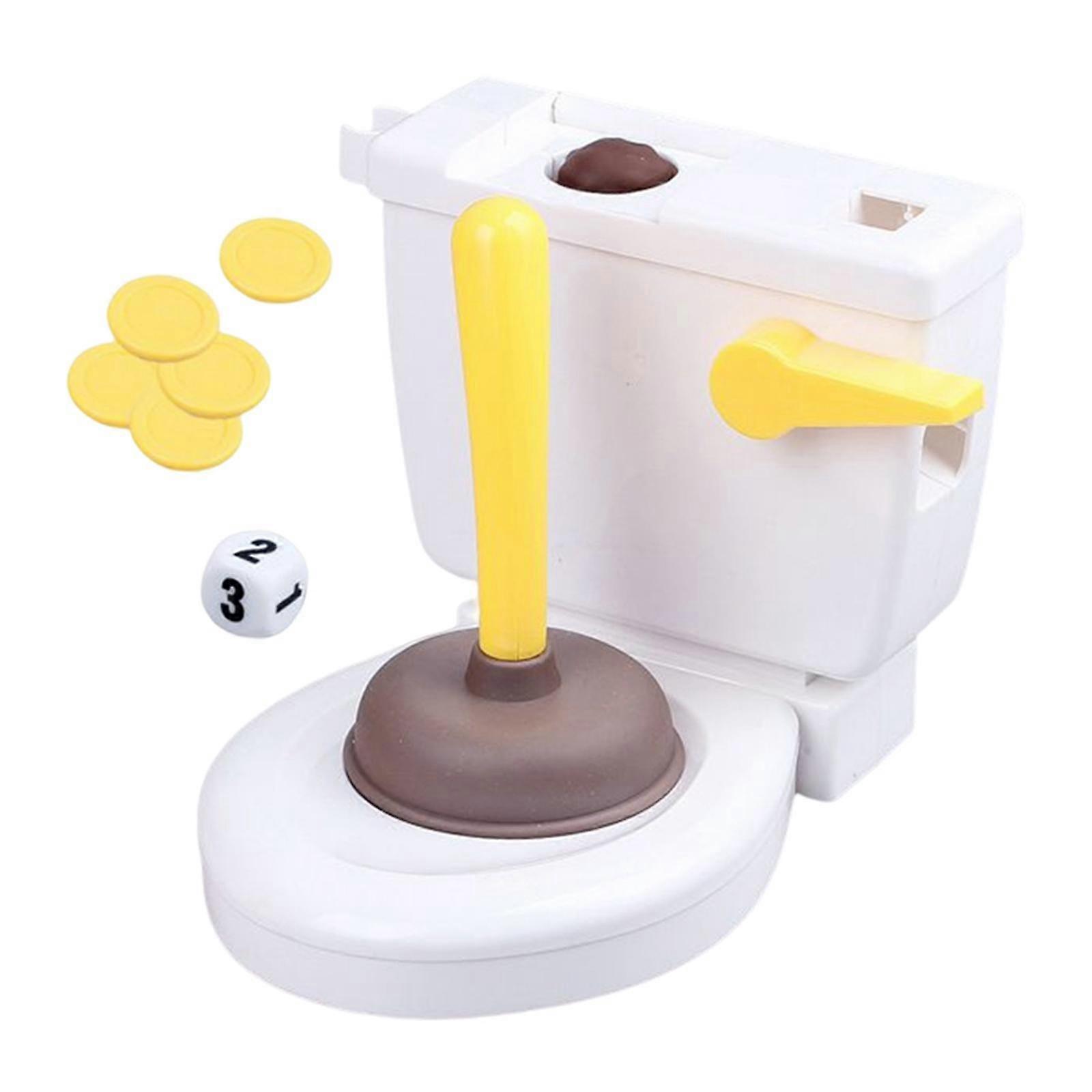 Board Game Toilet Piston Toy Poop Game Toilet Flush Toys