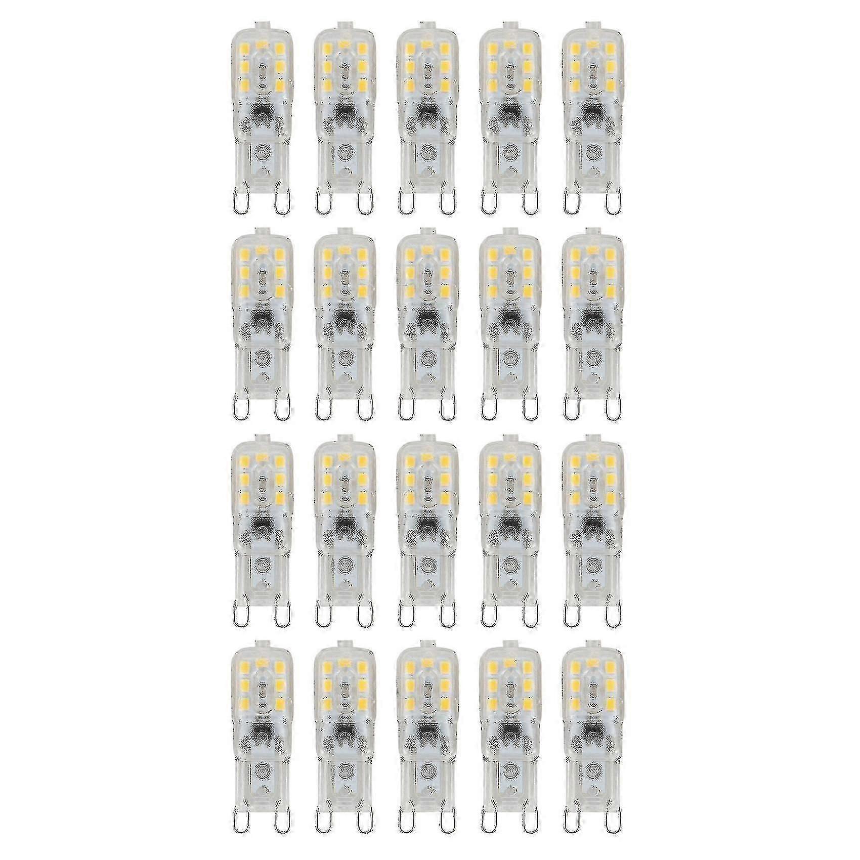 20 X G9 1.5w Warm White Dimmable LED Capsule Bulb AC220 - 240v Replace Light