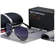 Design Sun Glasses Suitable for  Men Memory Alloy Frame Pilot Gradient Polarized Sunglasses Man Female Shades De Sol