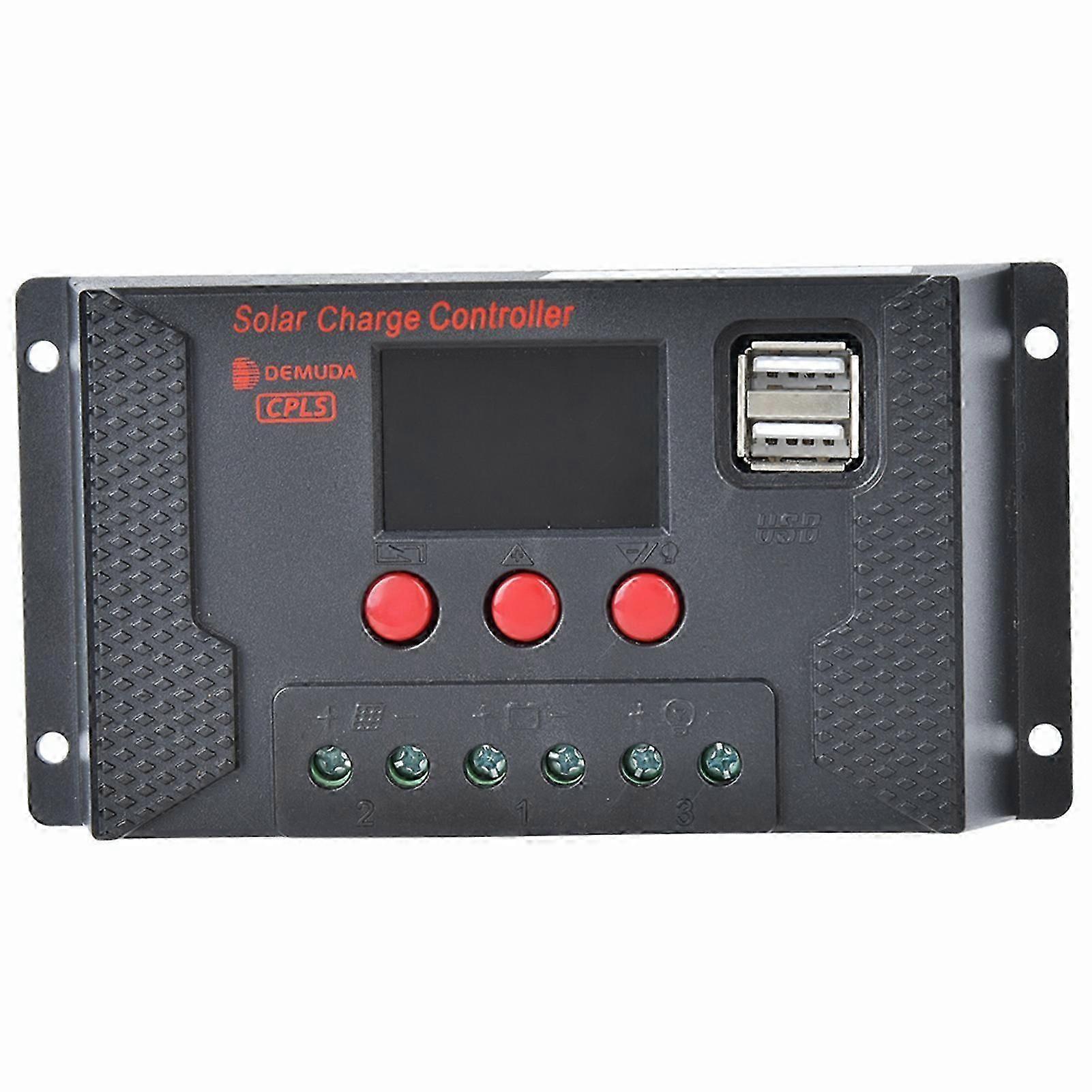 Solar Charge Controller Photovoltaic Panel System Lithium Battery Charger 12V/24V20A