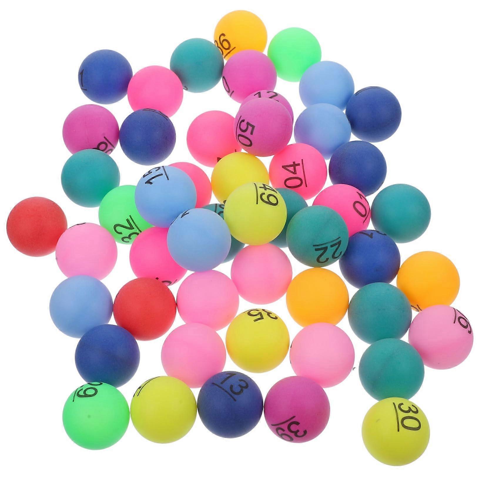 Raffle Ball Set Balls 1 to 50 Numbered for Parties Events and Number Games