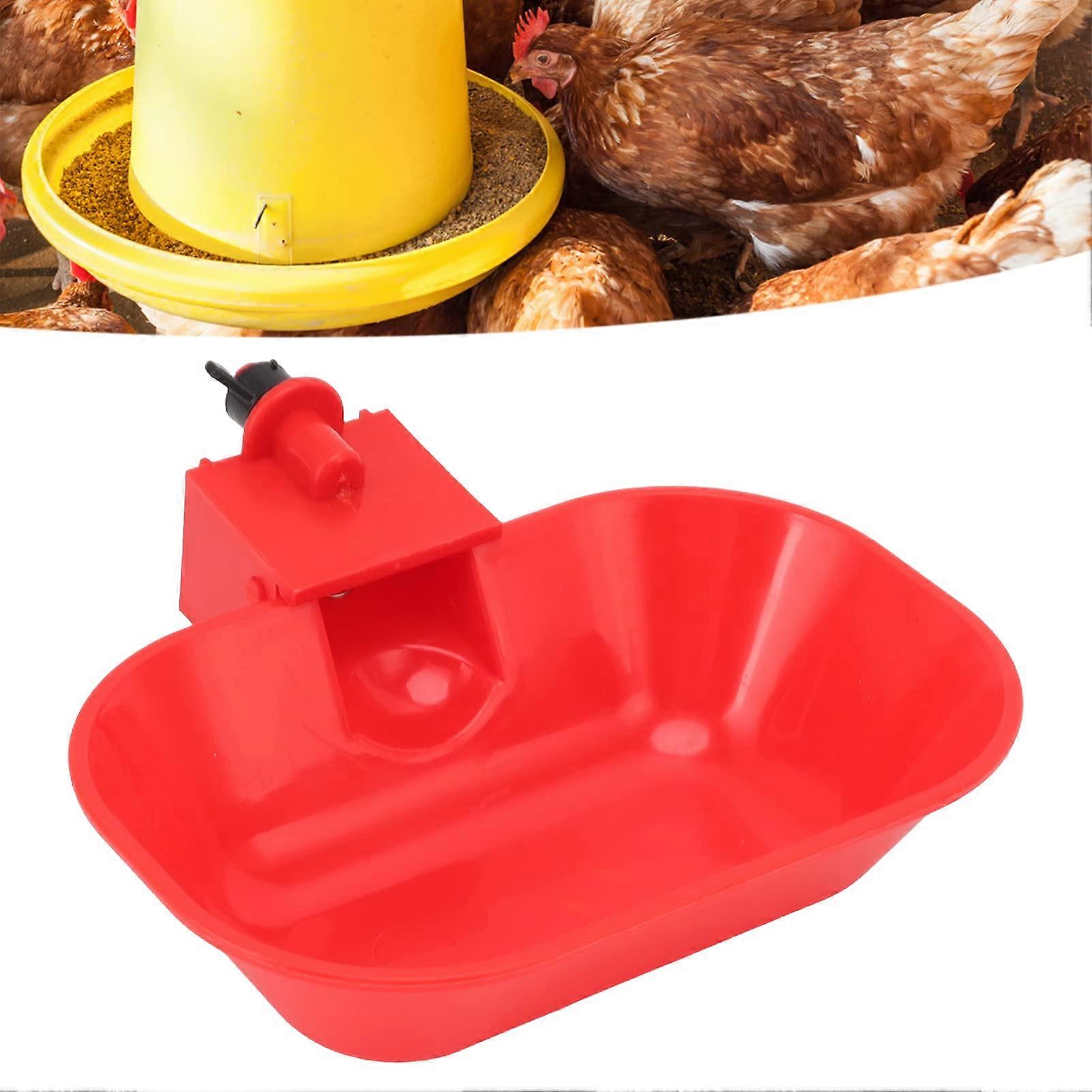 Automatic Waterer for Chickens, Cats, Dogs, and Ducks - Large Thickened ABS Design, Water-Saving, Moisture-Prevention, Suitable for Livestock