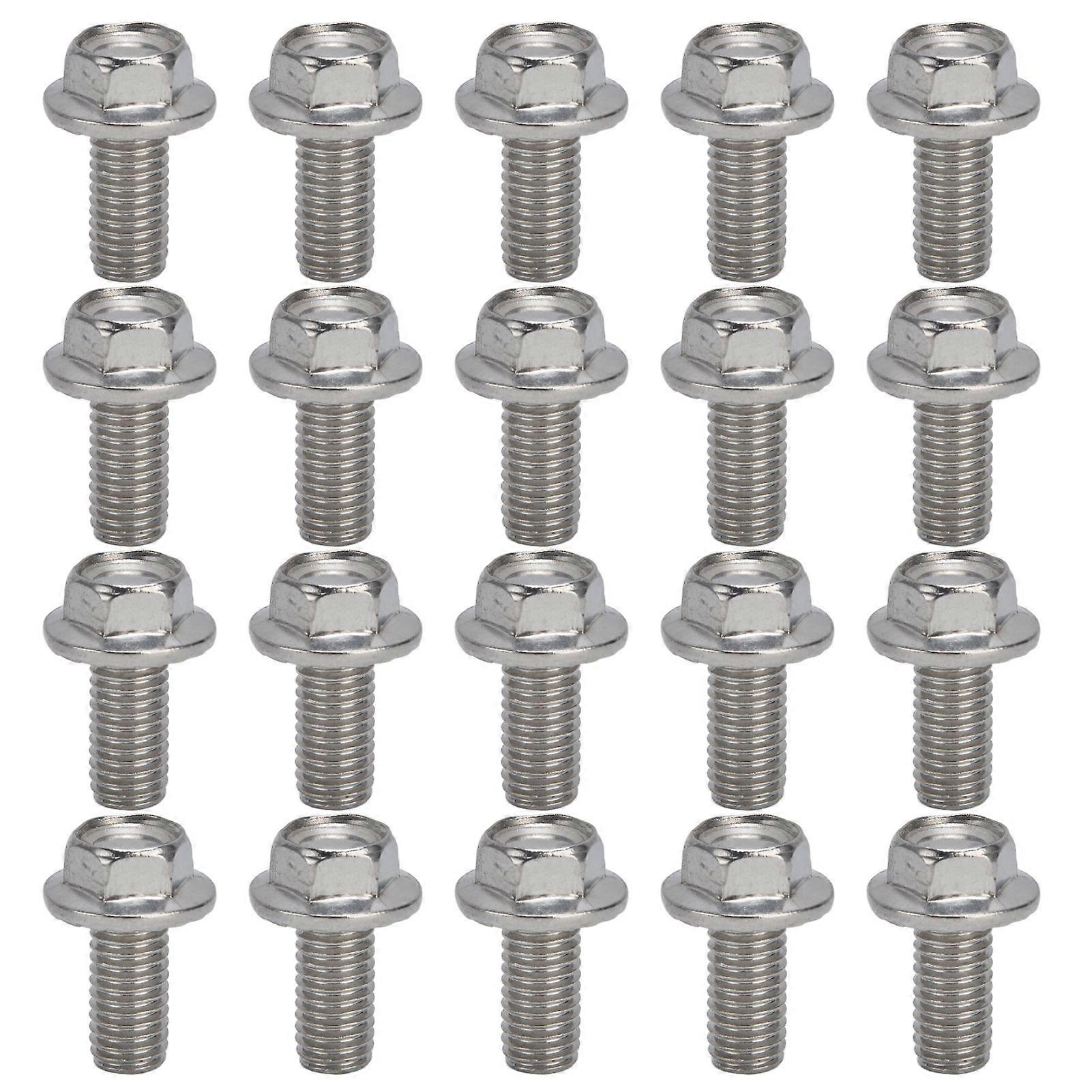 Șurub hexagonal cu filet grosier M10 * 1.5 de înaltă calitate cu șaibă (20 de bucăți vândute)