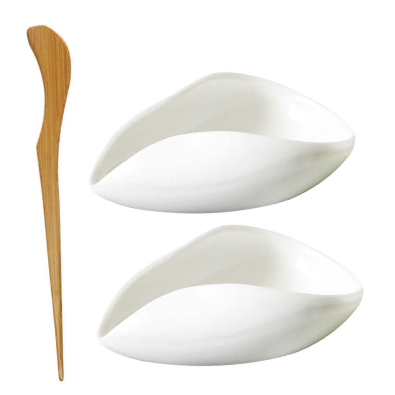 1 Set Coffee Beans Presentation Tray, Teaspoon for Loose Tea, Coffee Bean Spoon