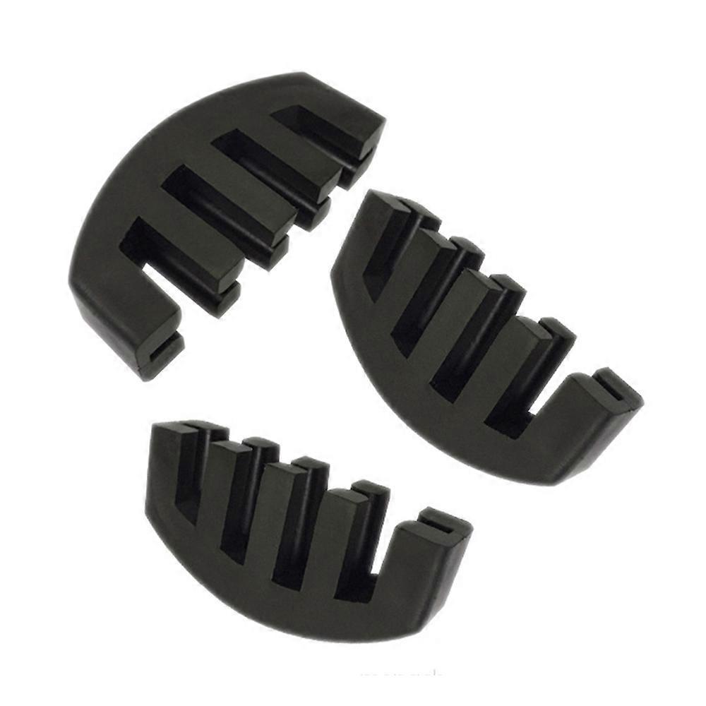 Rubber 4/4 Violin Mute Practice Mute Fiddle Silencer with 5 Prongs