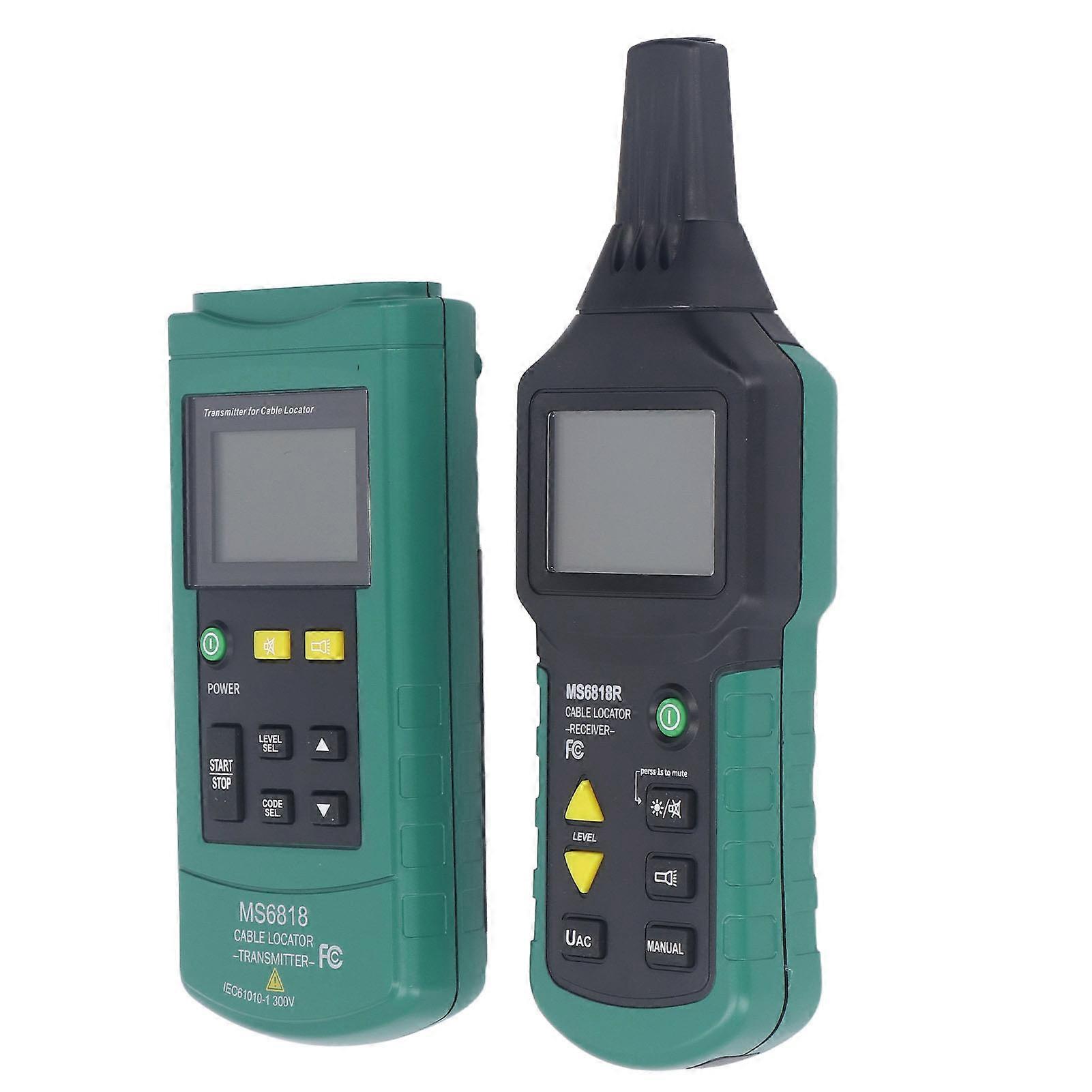 Underground Cable Locator Accurate Fault Positioning LCD Display Wire Short Open Finder AC DC 12V‑400V 