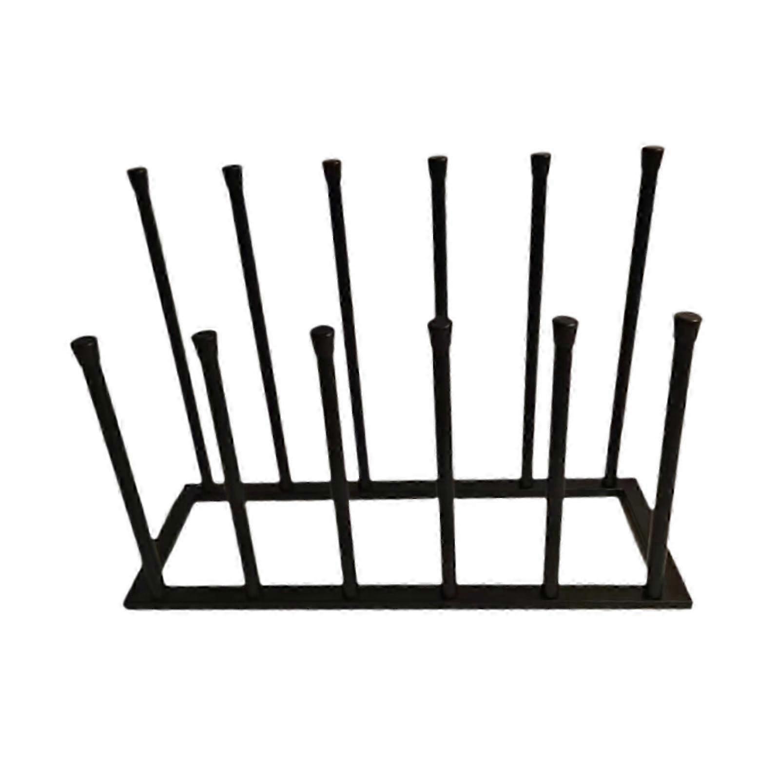Metal Freestanding Boot Holder Suitable for Entryway and Outdoor Use, Accommodates Up to 6 Pairs of Boots