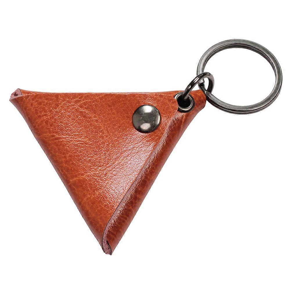 Leather Guitar Pick Keychain Holder,Functional and Stylish Accessory for Music Enthusiasts