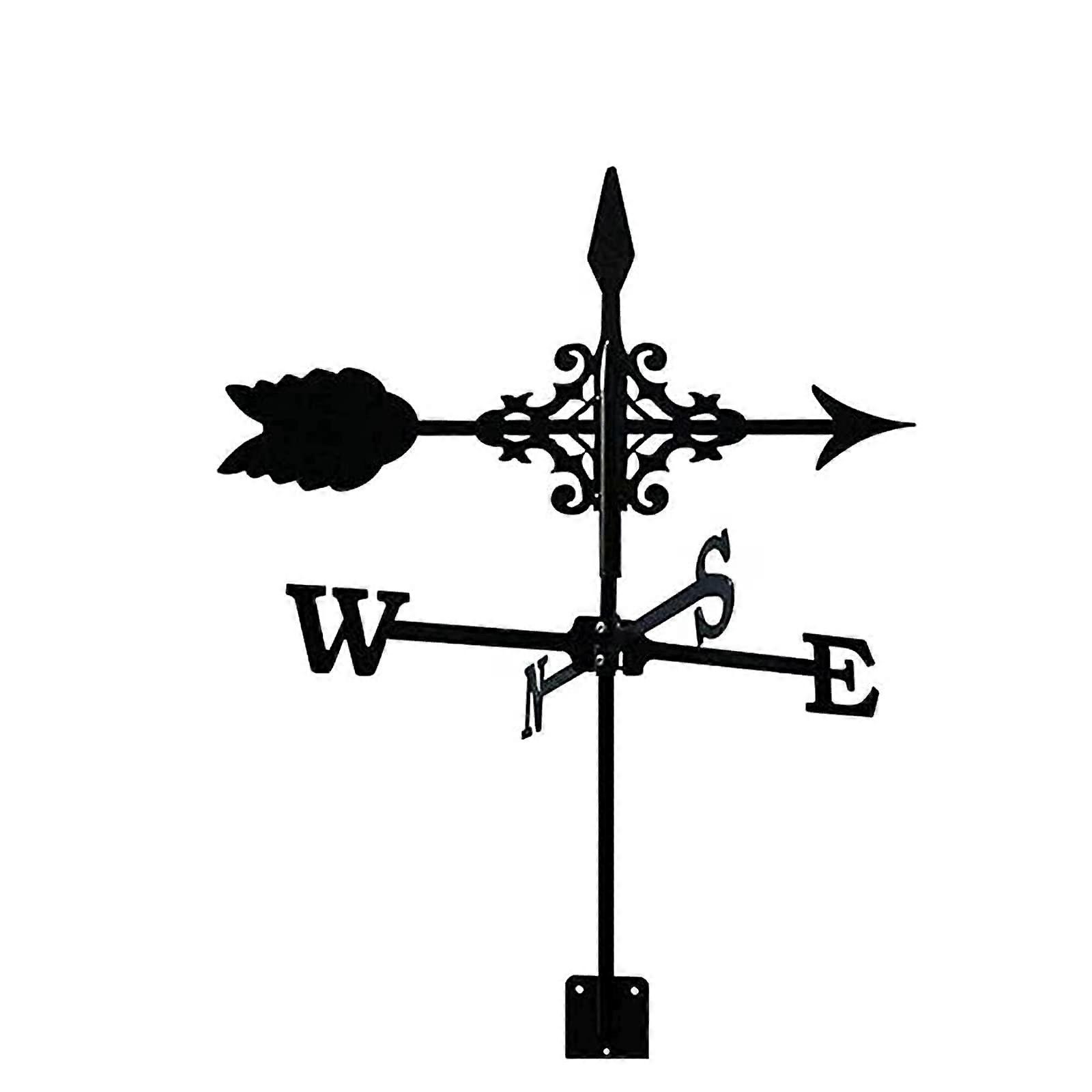 Wind direction indicator, stainless steel, weather vane for roof (Color: Style 4)