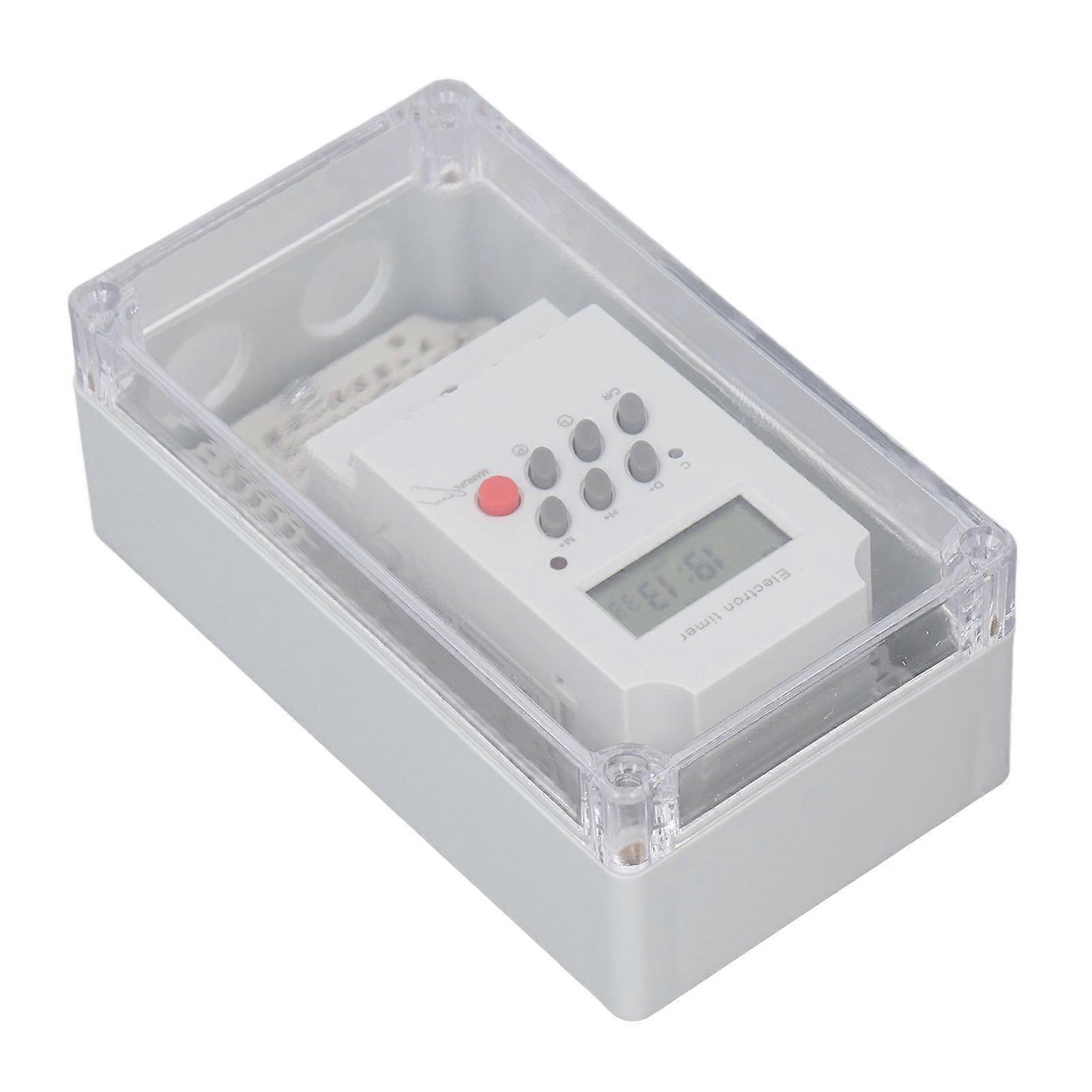 Swimming Pool Pump Timer Waterproof Digital Timer Box Programmable Time Control Switch for Heater Spa Motor DC 12V 