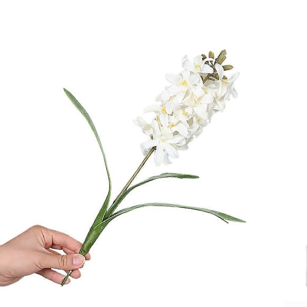 Artificial Hyacinth Flower Decoration For Home And Garden White Ideal For Event Displays And Table Centerpieces