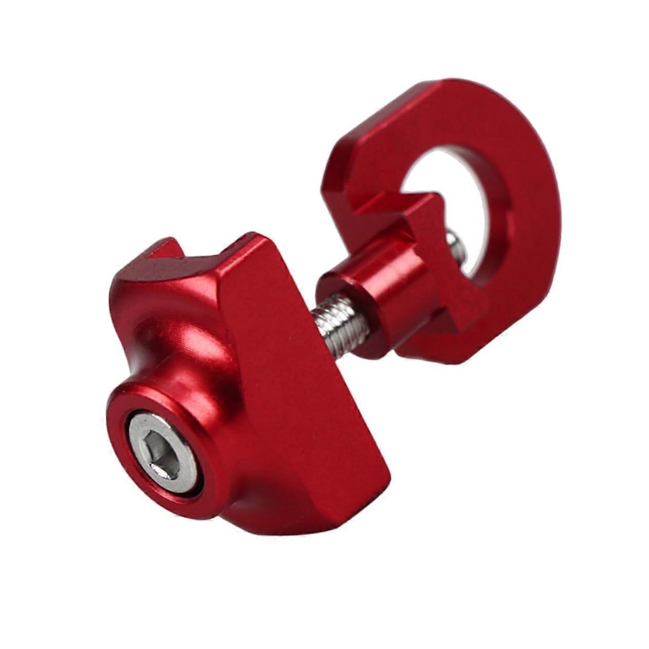 Chain Regulator Made of Metal BMX Chain Tensioner Chain Tightener for Bicycle Bicycle Chain Tensioner Spring Chain Bicycle Tool Red
