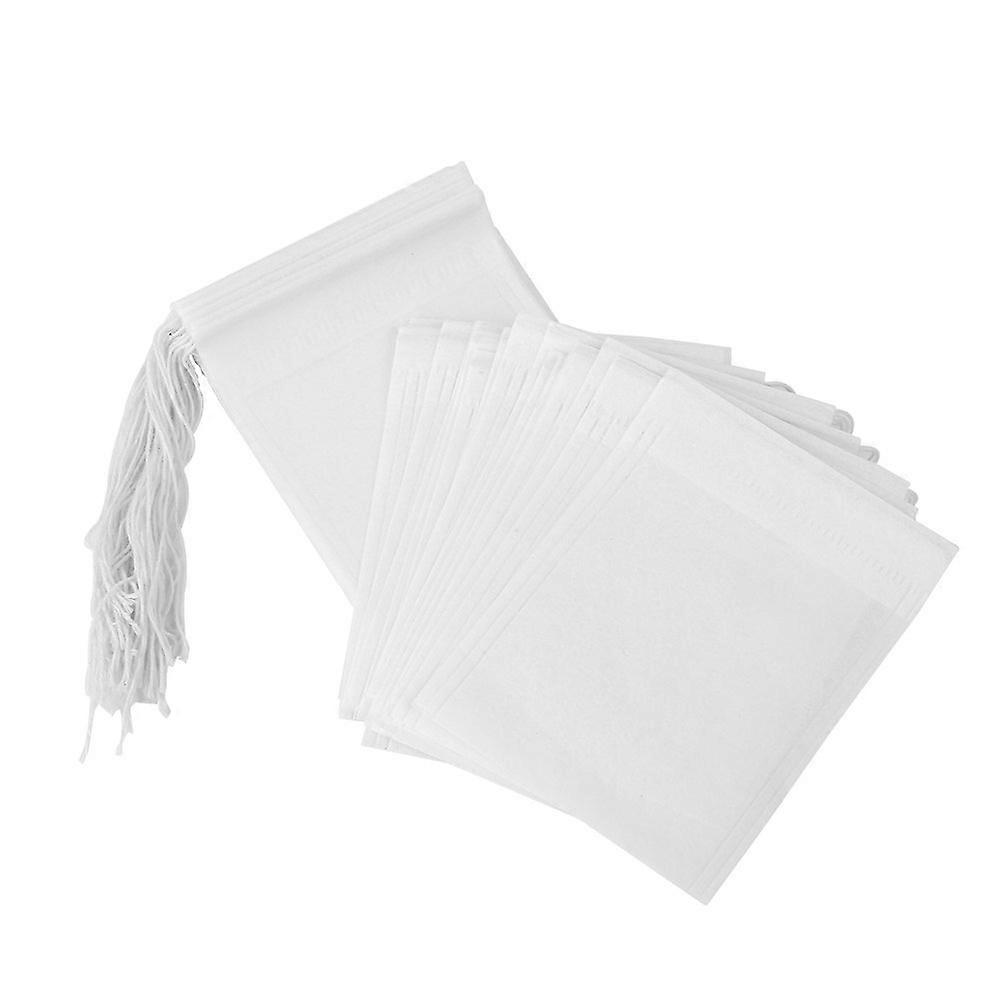 89FR Tea Paper Filter 100 Count, White Acrylic Tea Filters for Brewing, Compatible with Standard Teapots
