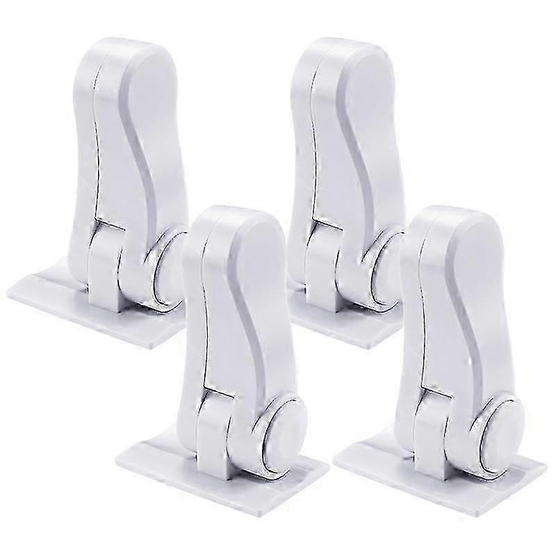 4Pcs/Set Baby Locks No-Drill Universal Hidden Switch Child-proof Door Lever Locks for Nursery