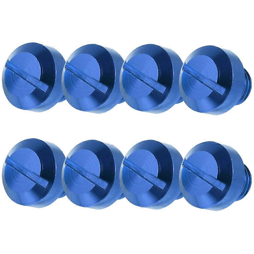 Motorcycle Side Mirror Block Screws Protection Replacement Parts For Scooter ATV Modification Blue 1.60X1.60X1.50CM 8Pcs