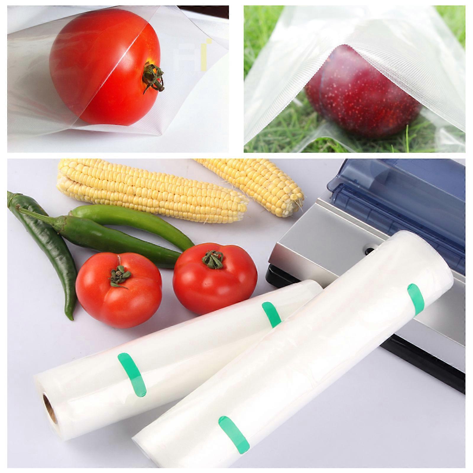 Sealable Bags For Packaging Heavy Duty Embossed Sealed Storage Air Removal Transparent 500cm X 20cm X 01cm 1 Roll