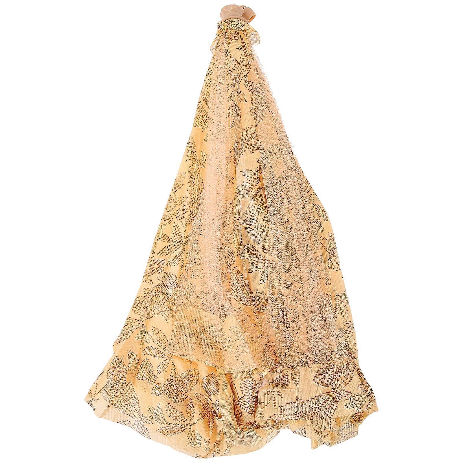 Foldable Round Food Cover Mesh Tent for Dining Table Kitchen Picnic   Reusable Insect Dust Protector with Sturdy Frame, Multi Use