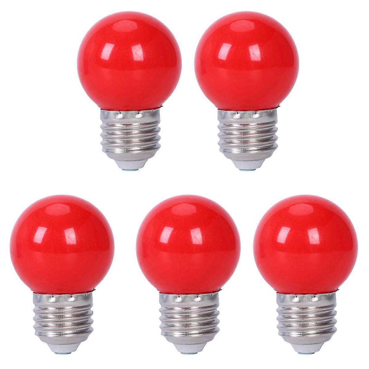 E27 3W 6 SMD LED Energy Saving Globe Bulb Light Lamp, Red