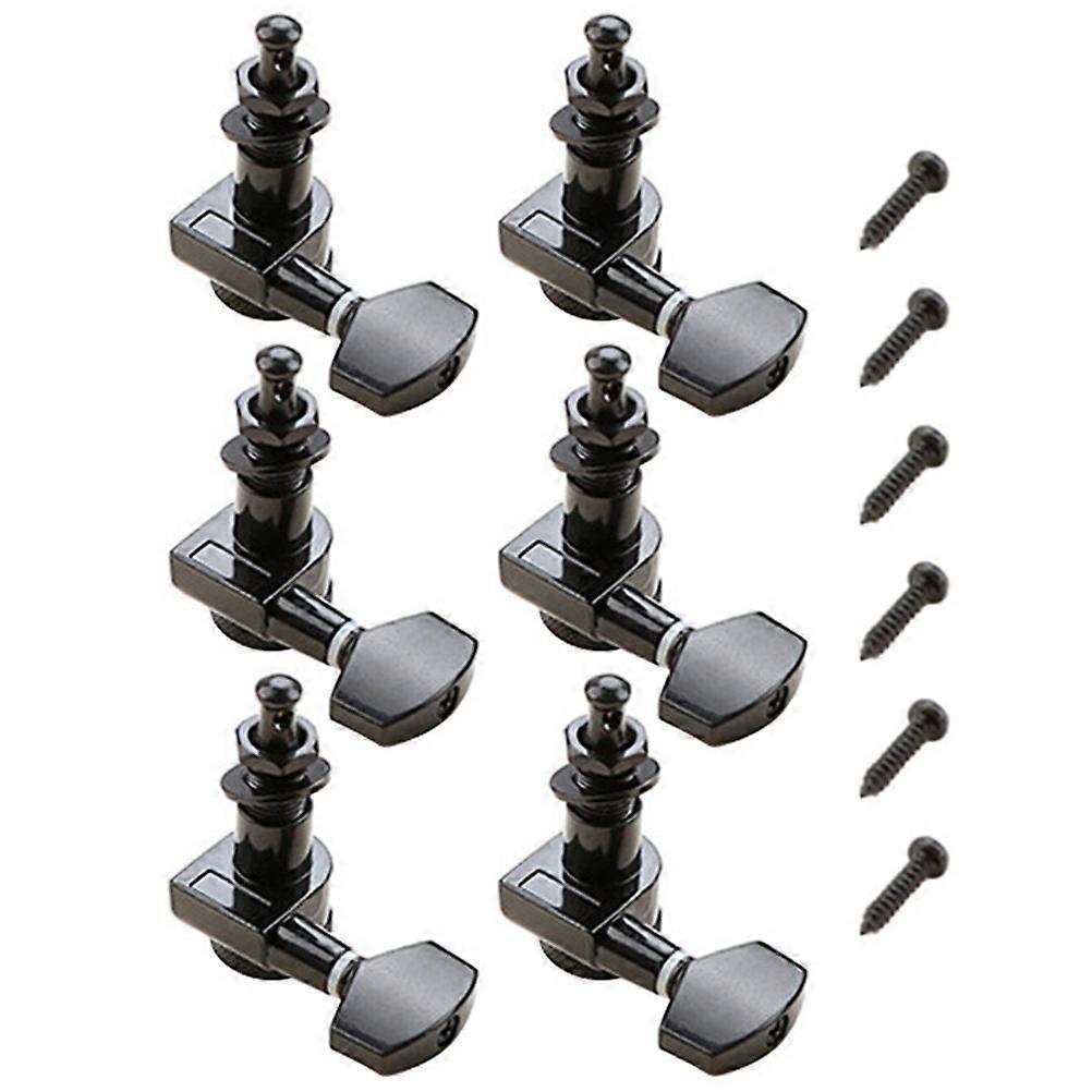 Tuning Stability Guitar Tuning Pegs Keys For Musicians Performance Black 39x22x22cm 1Set