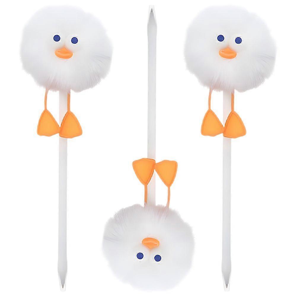 3 قطع لطيف رقيق أقلام حبر جاف أقلام يوميات أقلام كتابة أنيقة بنات أطفال أقلام حبر جاف بوم غامض لللوازم المدرسية المكتبية