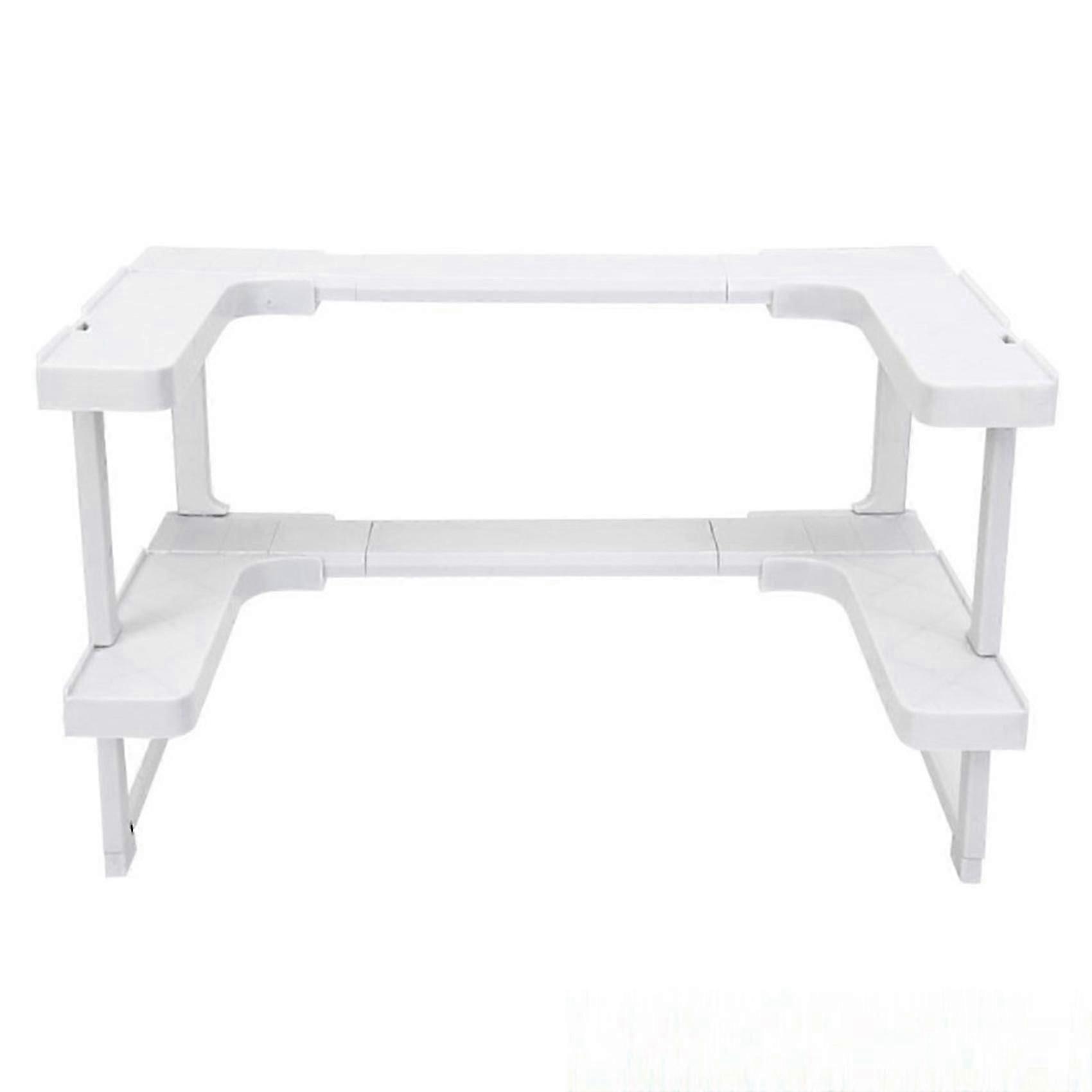 Stackable Spice Storage Shelf Adjustable Expandable Spice Rack Cabinet Shelves for Pantry Kitchen C