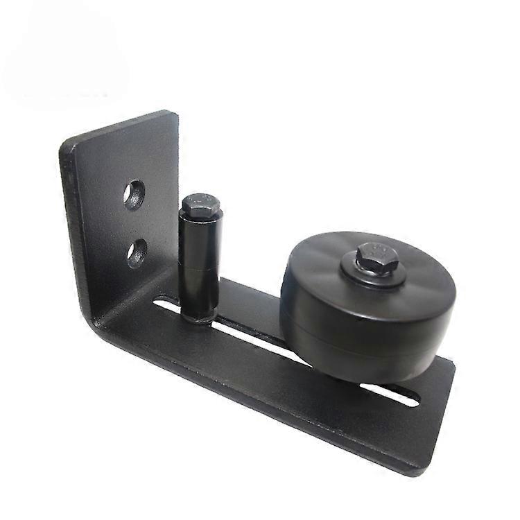 2PCS Sliding Door Floor Guide, Barn Door Floor Guide, Adjustable Roller Flo