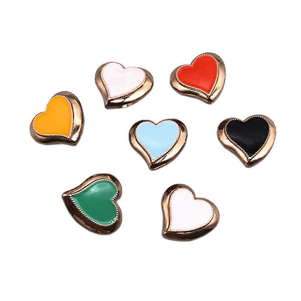 Buttons For Women Heart Button Sewing Fixing Clothing Accessories 50Pcs