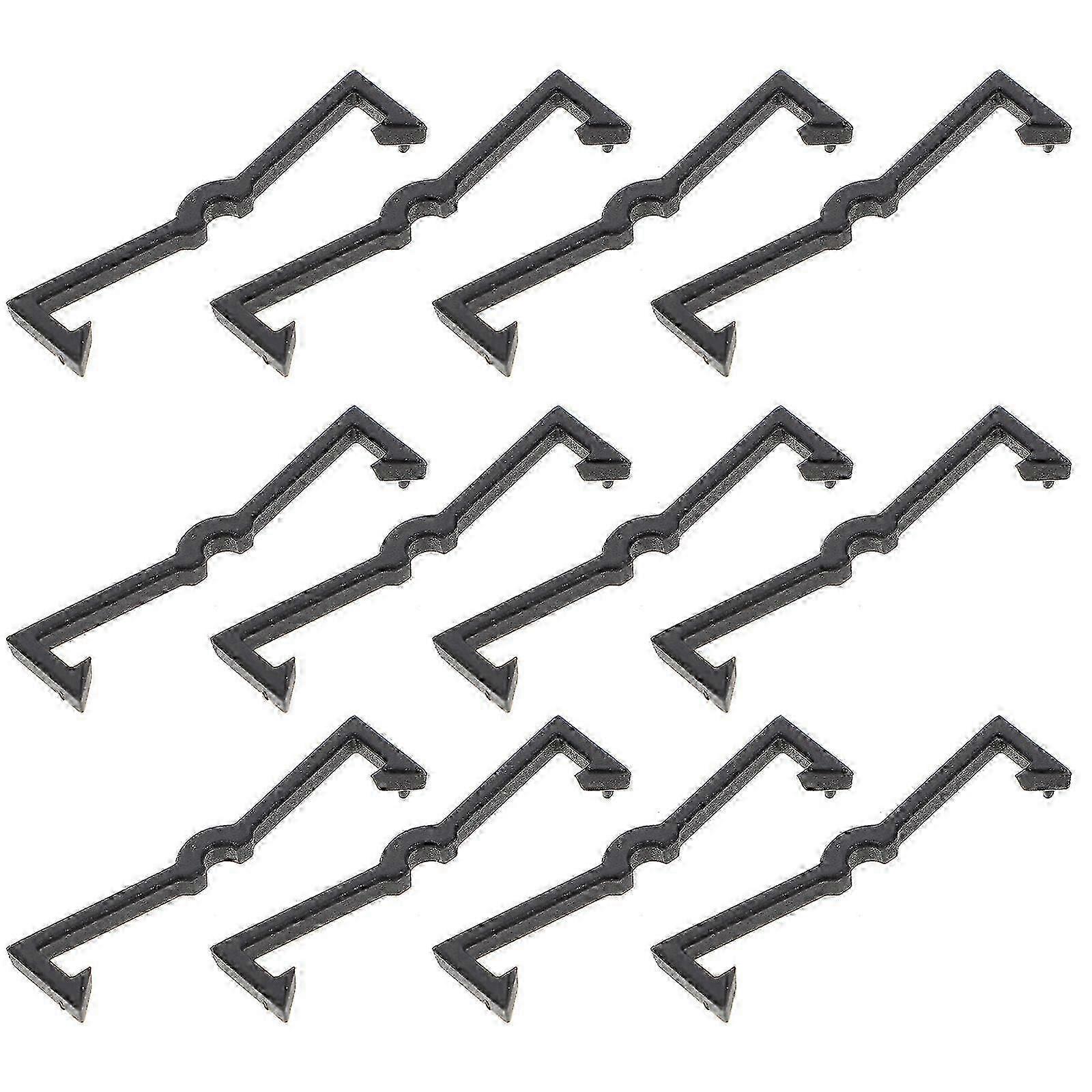 200pcs Black Plastic Pegboard Hook Organizer for Pegboard Storage