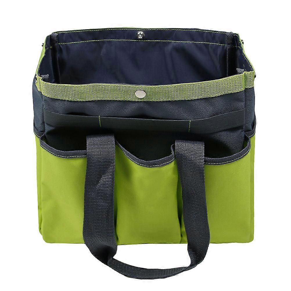 Multi-Functional Gardening Storage Bag Heavy-Duty Tool Organizer Green 30X15CM 1Set