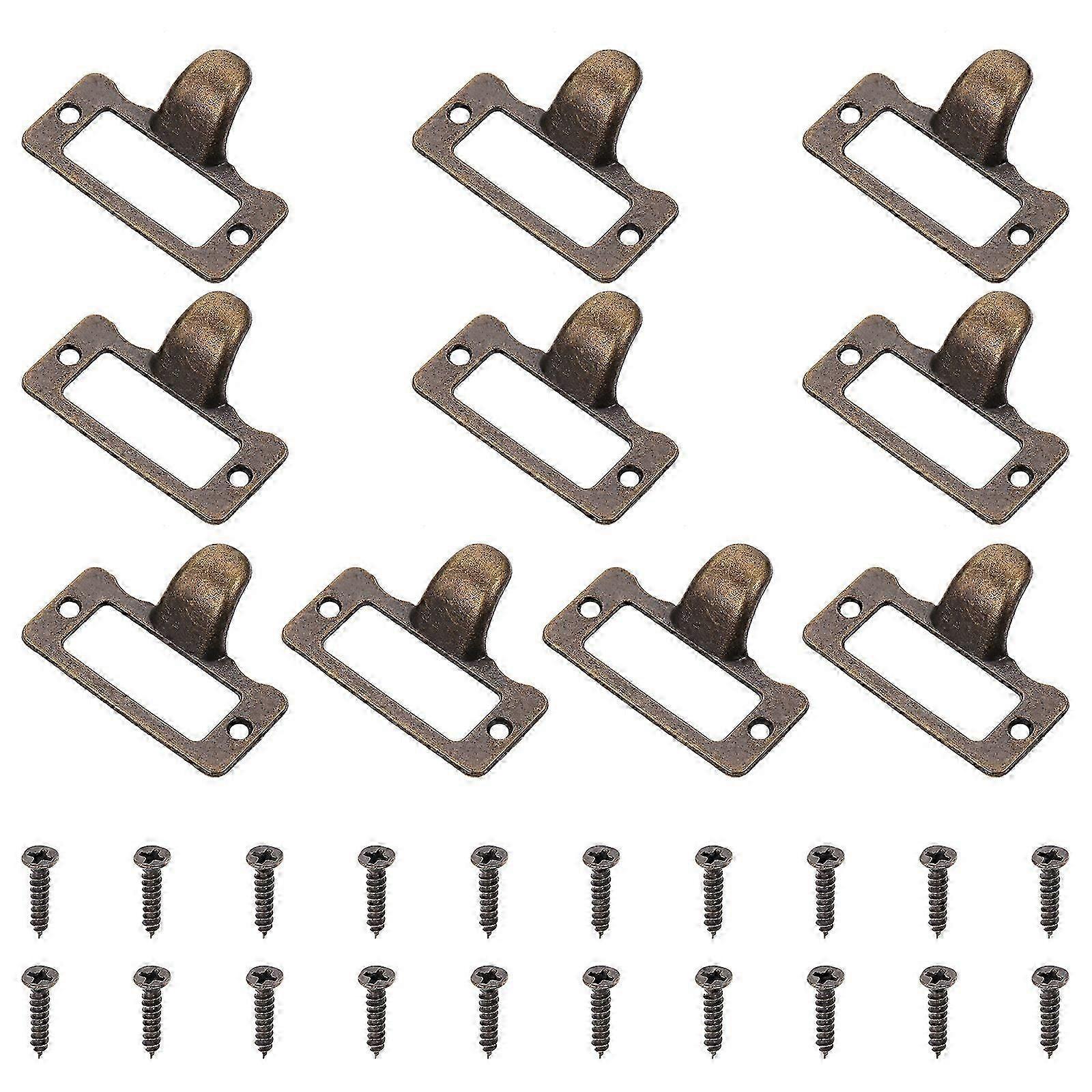 10Pcs Durable Label Pull Handle Antique Cabinet Handle Durable Drawer Handles
