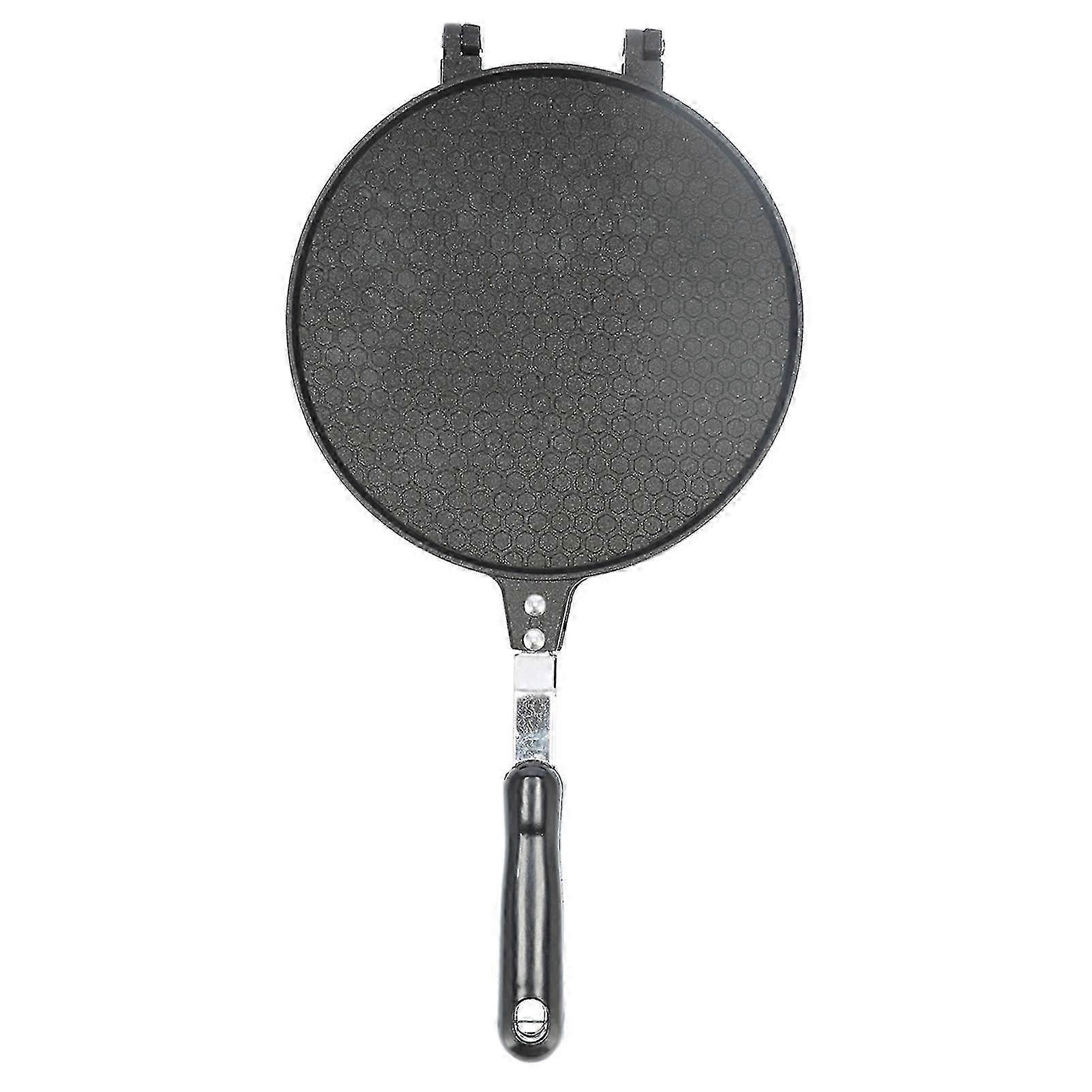 Waffle Cone Maker, Nonstick Ice Cream Cone Maker, Double-sided Flip Egg Roll Crepe Pan Flat Bottom With Heat Resistance Handle Pancake Pan For Breakfa