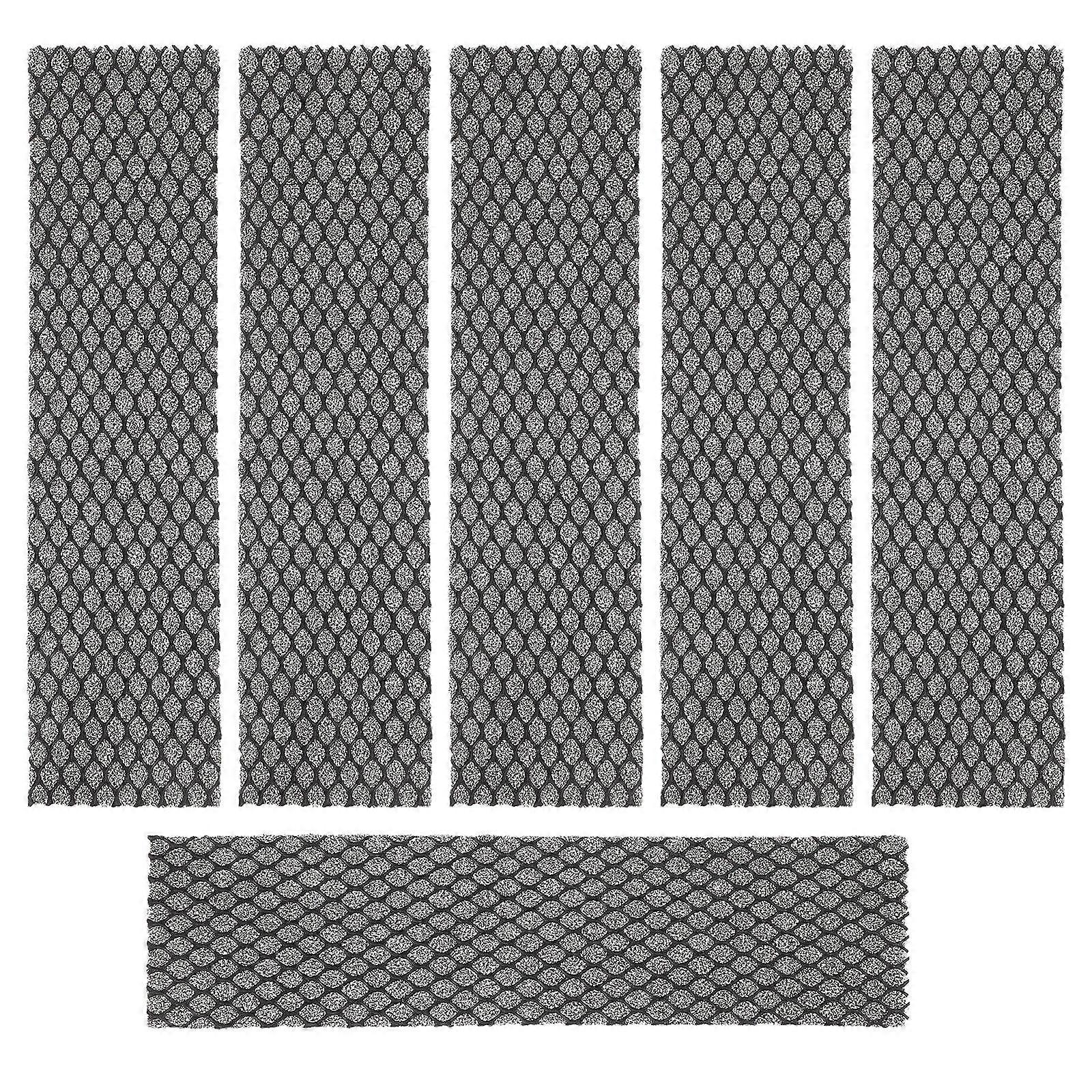 Rv Air Conditioning Filter Air Conditioner Filters For Homeowners Improved Air Quality Black 21.50X5.30X0.50CM 6Pcs