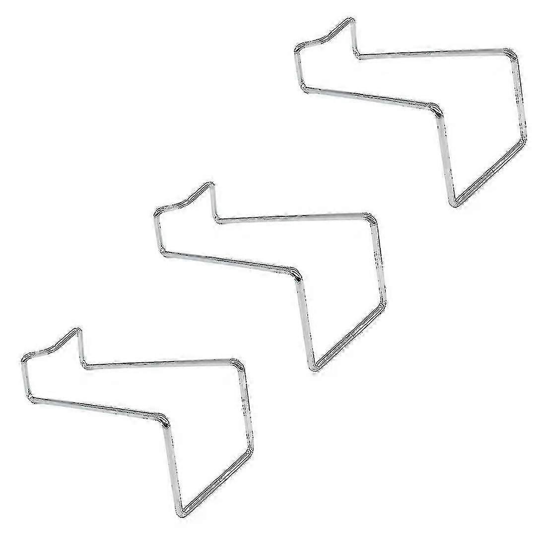 Simple Stainless Steel Wine Rack for Single Bottle Display, Ideal for Home or Store, Set of 3