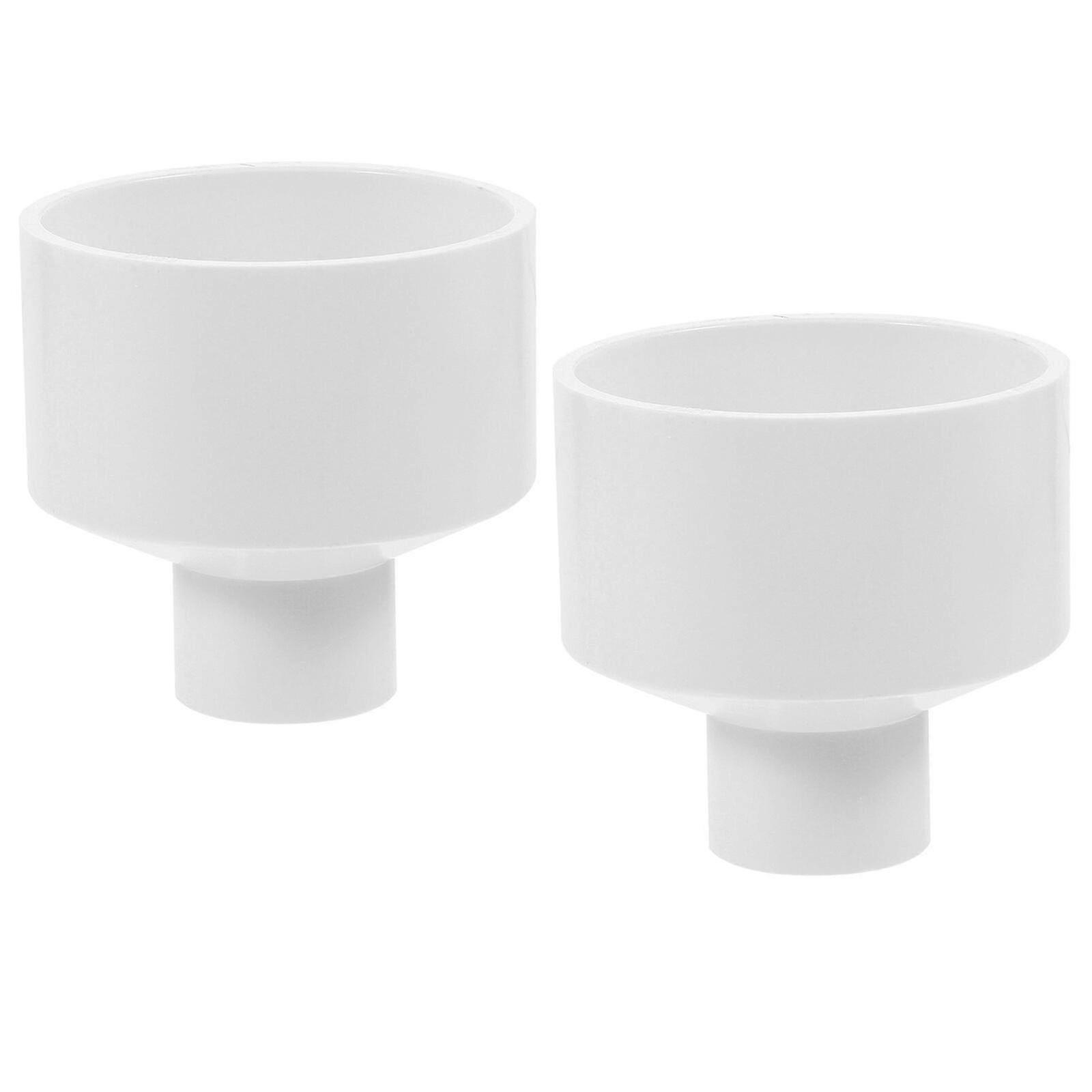 2pcs Reusable Water Pipe Fitting Joint Adapter Hydroponic Water Pipe Connector