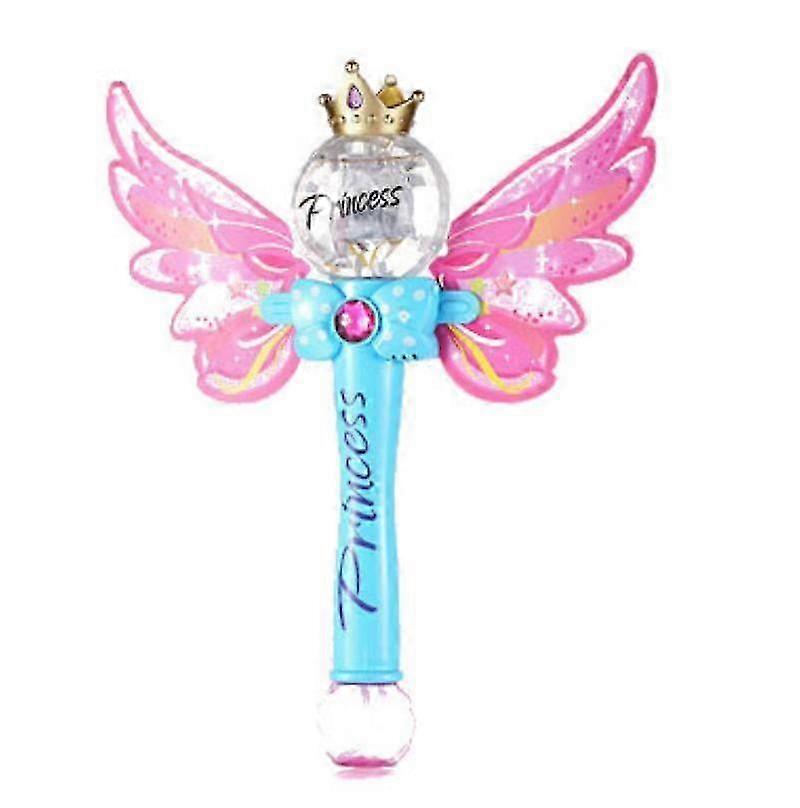 Children's electric bubble blowing toy, princess magic wand