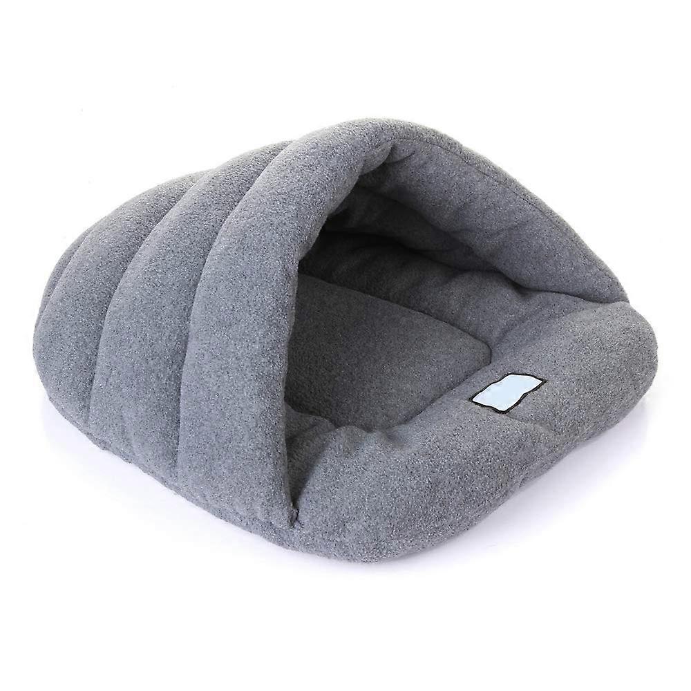 Reversible Hooded Snuggle Bed for Small Animals, Machine Washable