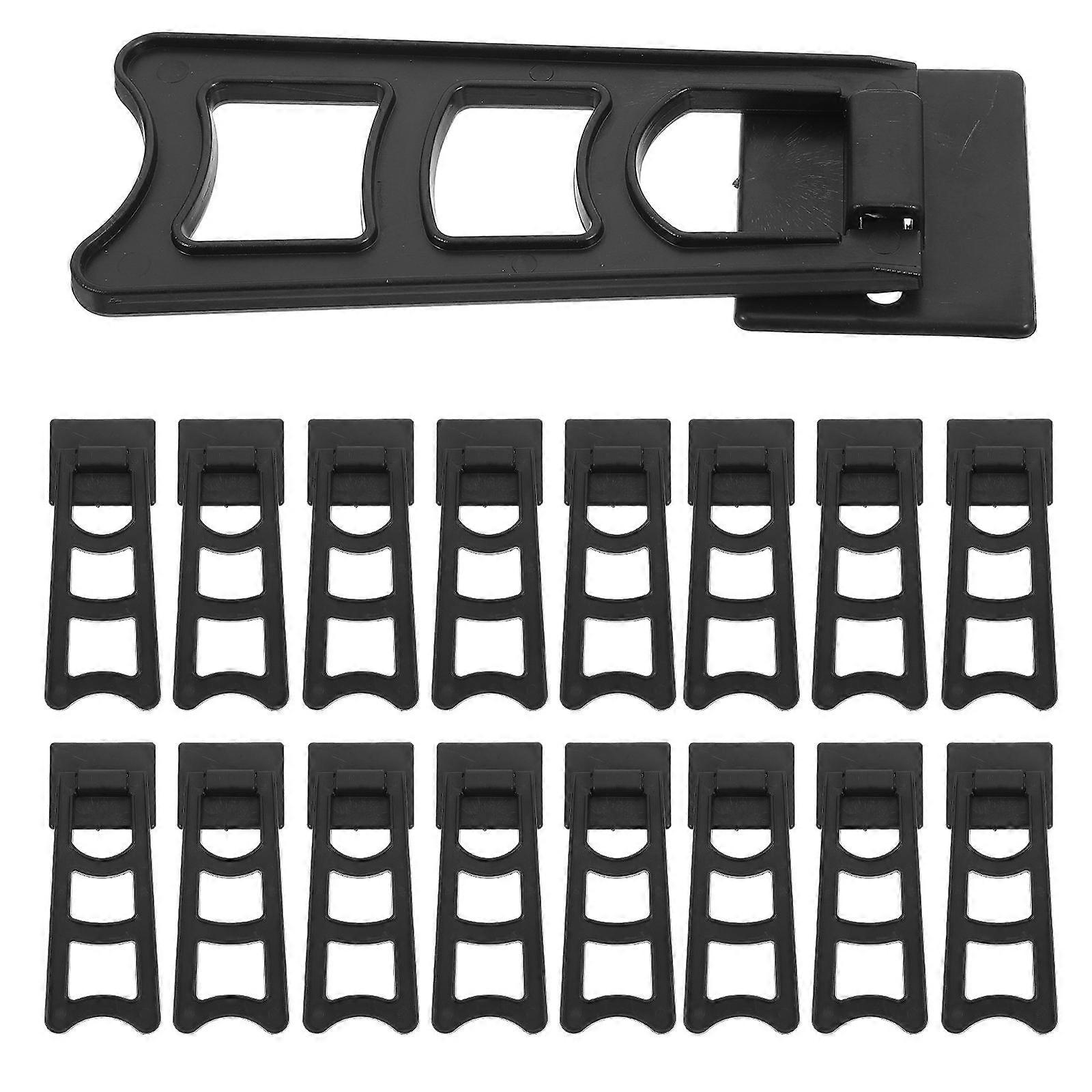 20pcs Plastic Frame Back Brackets & Easel Supports for Tabletop Picture Frames – Convenient Display Holders for Home, Office & Studio Use