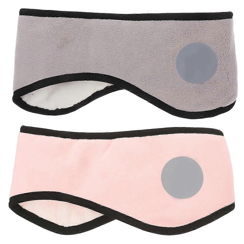 Sleeping Ear Wrap Noise Cancelling Ear Warmers Unisex Office Naps 100 Polyester Sleek And Minimalist Design 2Pcs