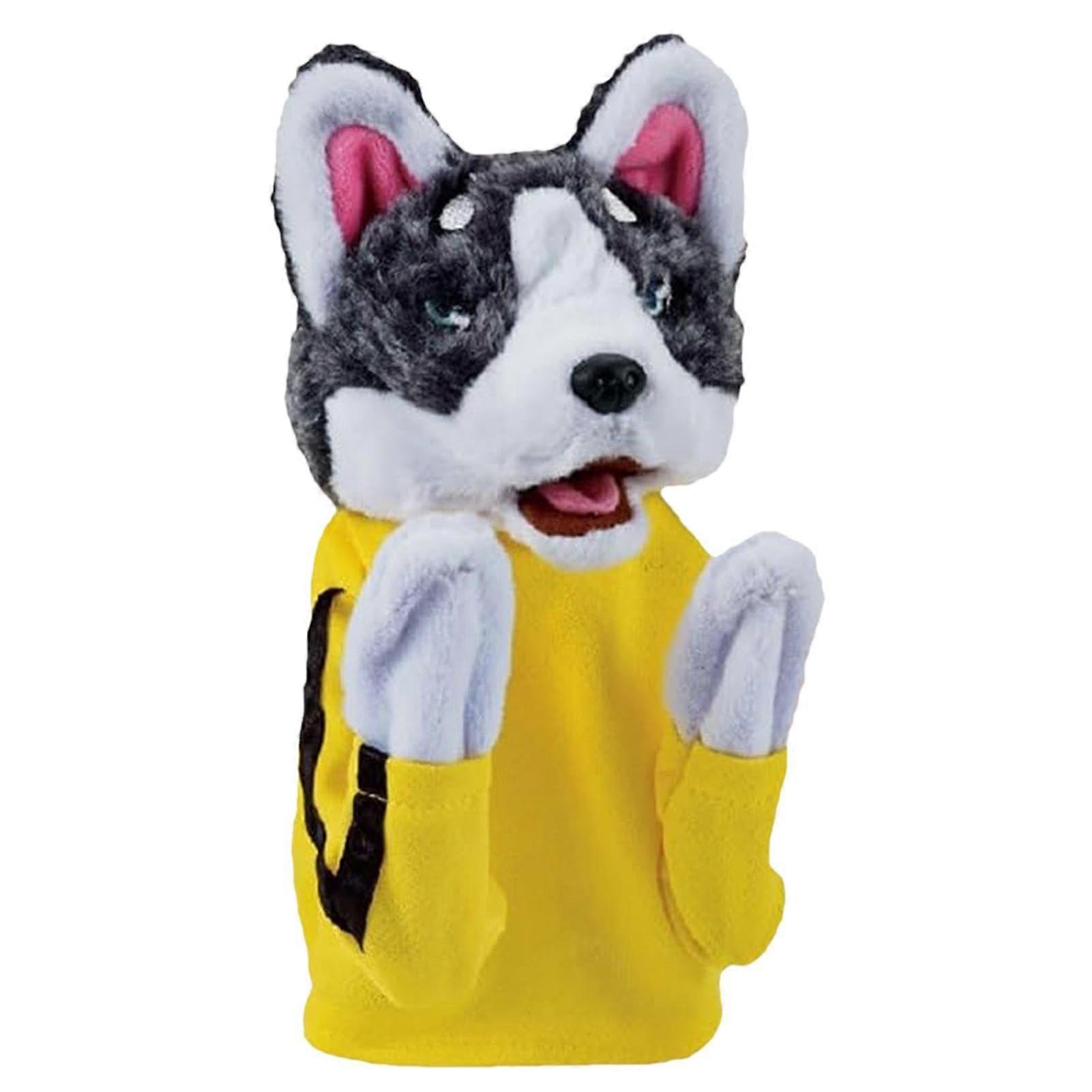 2024 Kung Fu Animal Toy, 9.13 Inch Husky Gloves Doll, Husky Hand Puppet With Sounds And Boxing Action