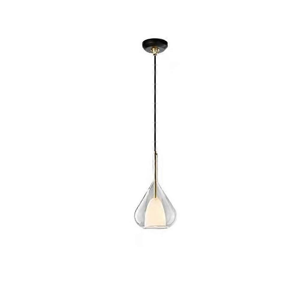 Modern chandelier made of matte white glass, midcentury style, LED, adjustable height.