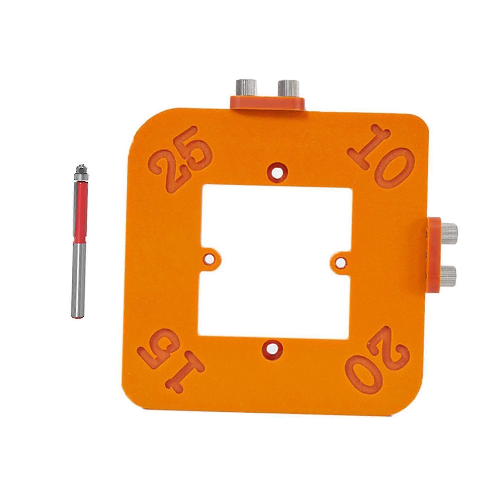 Adjustable Radius Corner Jig for Woodworking, Portable Corner Template Tool with 8mm Thick Guide - Easy to Use