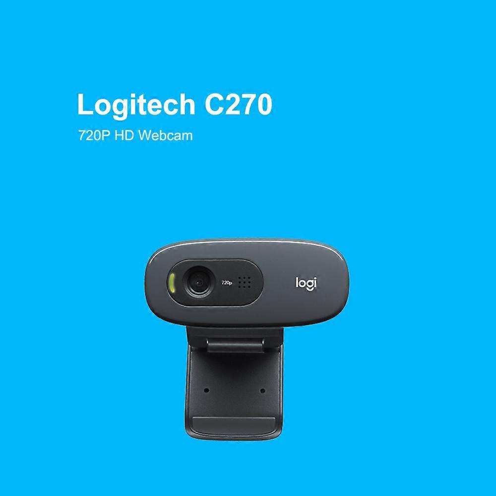 Logitech C270 720p Widescreen Video Webcam Computer Laptop PC Camera for Video Calling and Recording