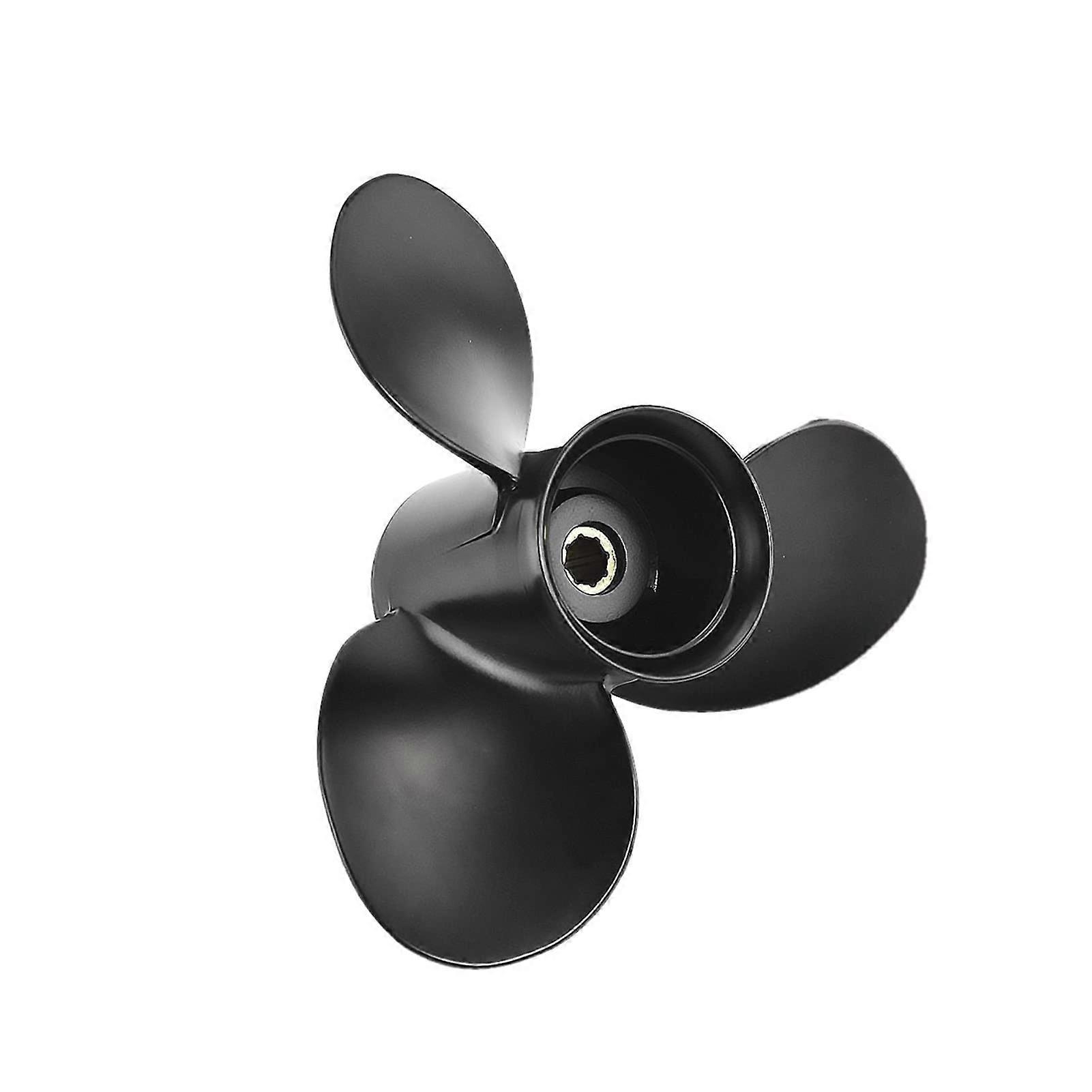 9x8、トーハツ用、日産用、6 HP 8 HP 9.9 HP 10 HP 15 HP船外機プロペラ9 * 8ボートモーターアルミニウム合金プロペラ3ブレード8スプライン