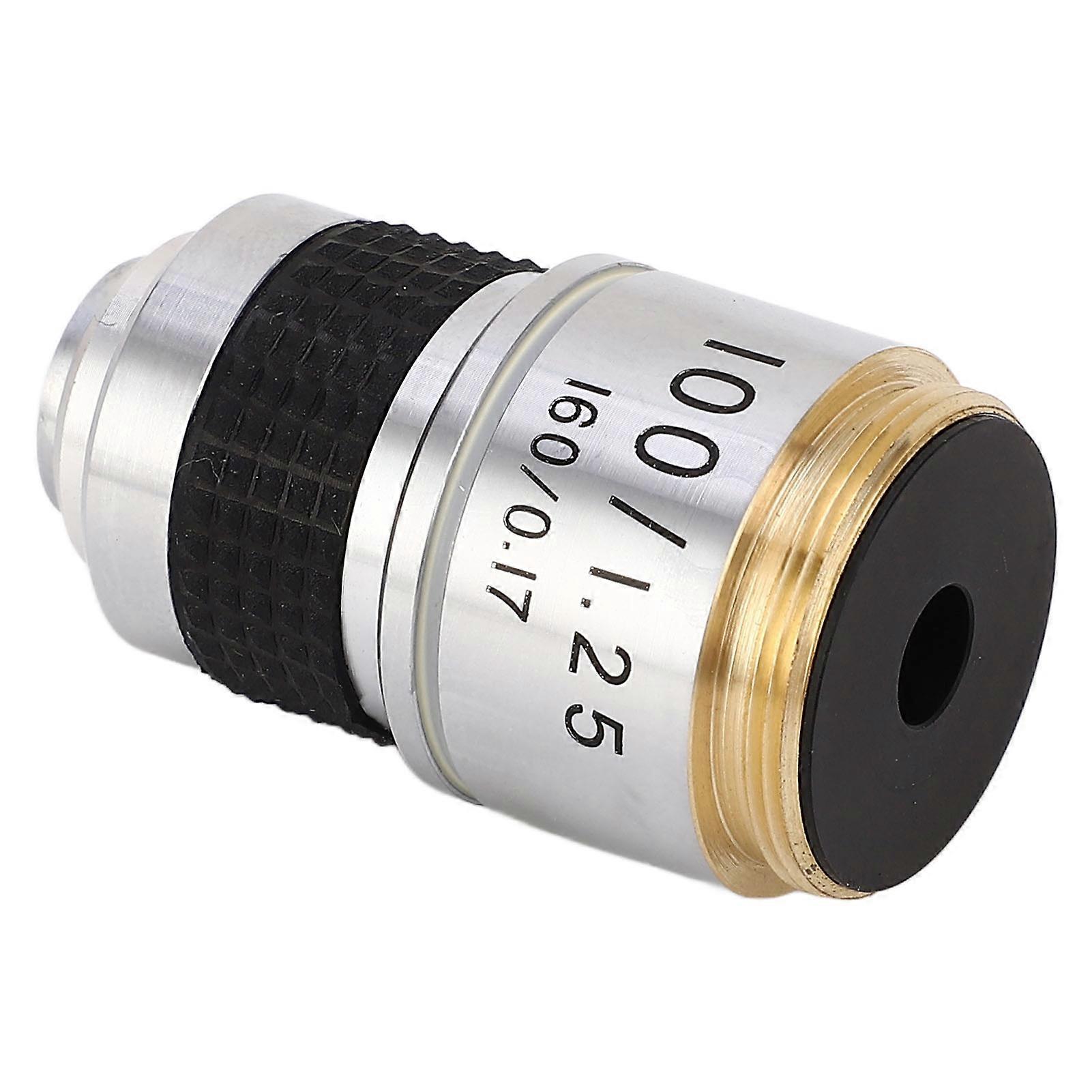 100X RMS Size Fall Resistant Professional Microscope Objective Lens