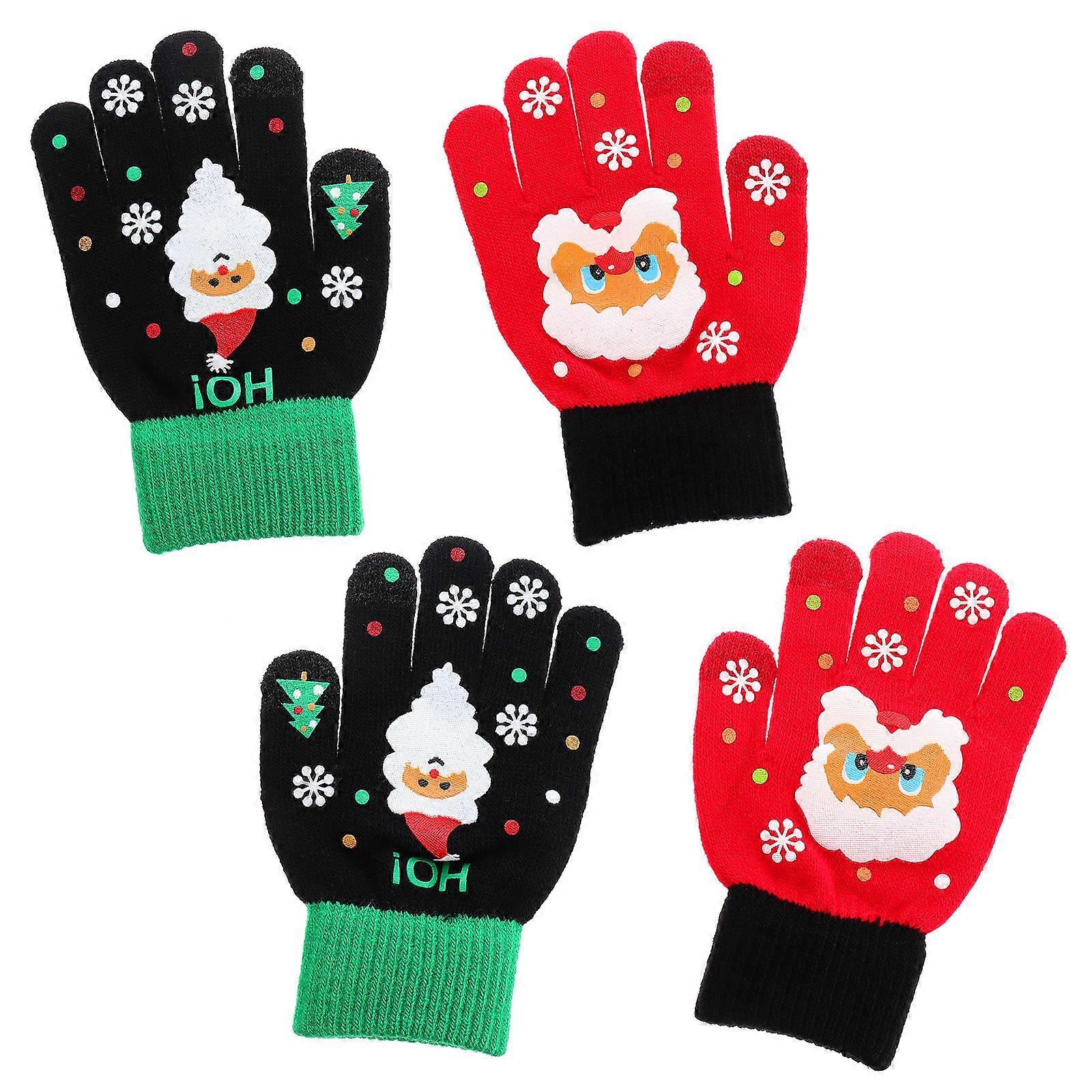 It sounds like you're describing a product listing or trying to create a compelling product title or description for **Christmas themed full finger